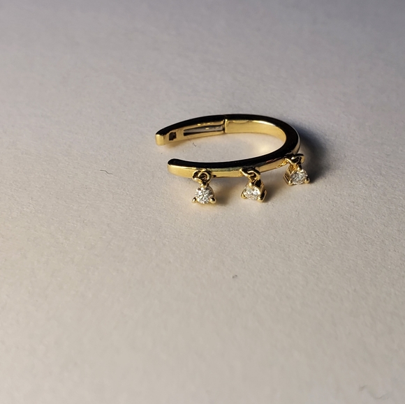 EF Collection 14k & Diamond Ear Cuff - Picture 11 of 13